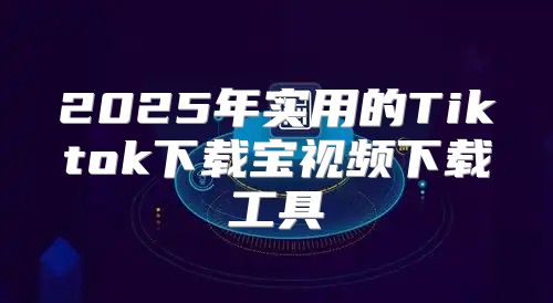 2025年实用的Tiktok下载宝视频下载工具