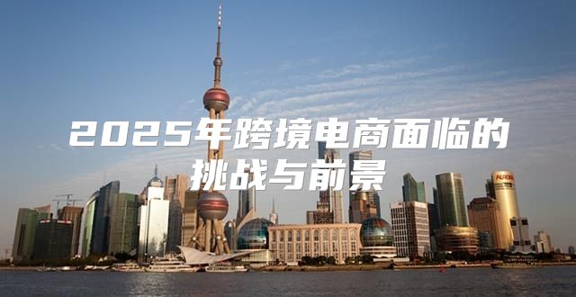 2025年跨境电商面临的挑战与前景