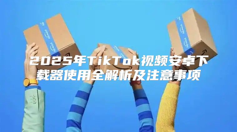 2025年TikTok视频安卓下载器使用全解析及注意事项