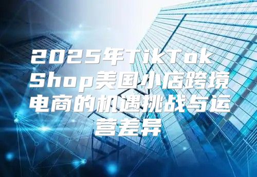2025年TikTok Shop美国小店跨境电商的机遇挑战与运营差异