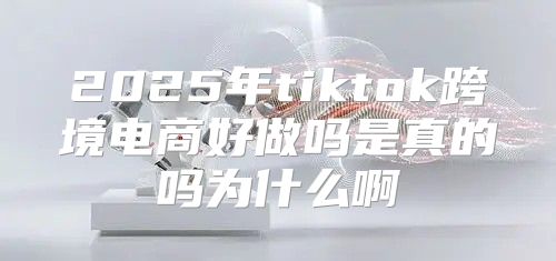 2025年tiktok跨境电商好做吗是真的吗为什么啊