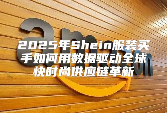 2025年Shein服装买手如何用数据驱动全球快时尚供应链革新