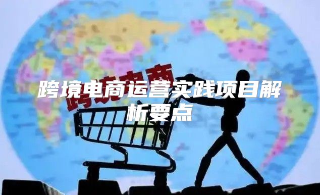 跨境电商运营实践项目解析要点