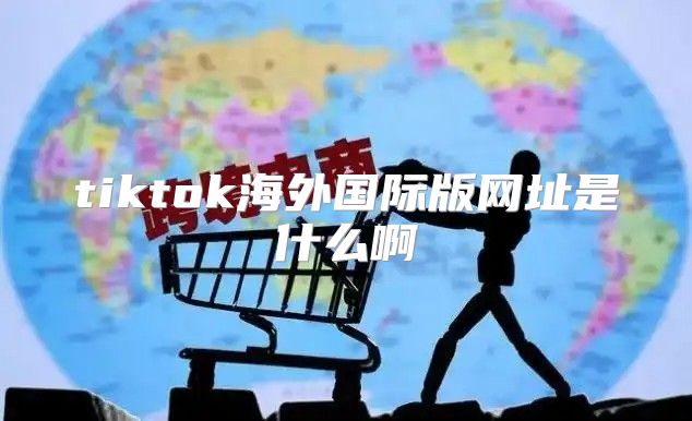 tiktok海外国际版网址是什么啊