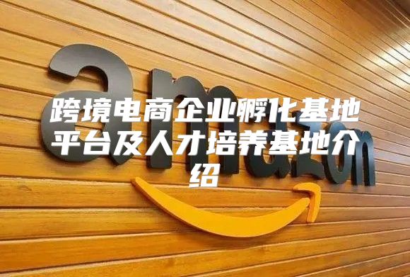 跨境电商企业孵化基地平台及人才培养基地介绍