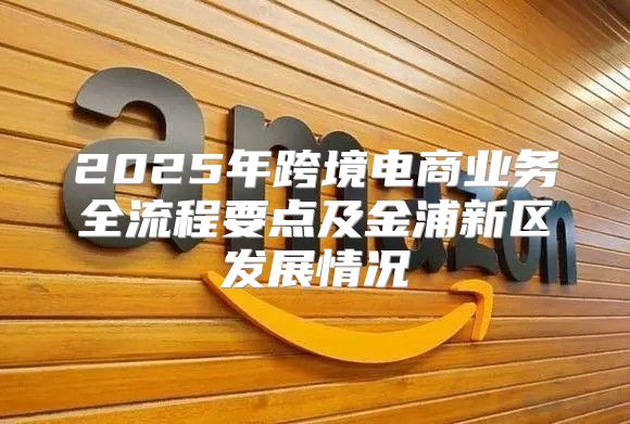2025年跨境电商业务全流程要点及金浦新区发展情况