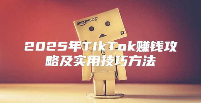 2025年TikTok赚钱攻略及实用技巧方法