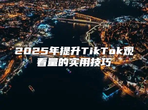 2025年提升TikTok观看量的实用技巧