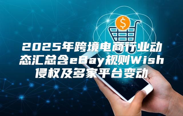 2025年跨境电商行业动态汇总含eBay规则Wish侵权及多家平台变动