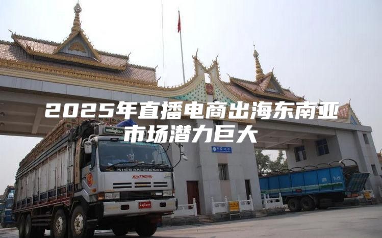 2025年直播电商出海东南亚市场潜力巨大