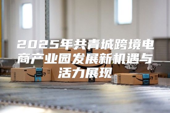 2025年共青城跨境电商产业园发展新机遇与活力展现