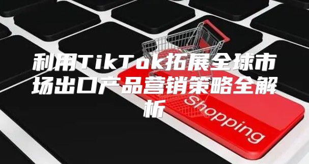 利用TikTok拓展全球市场出口产品营销策略全解析