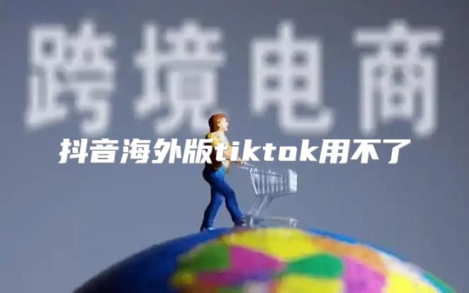 抖音海外版tiktok用不了