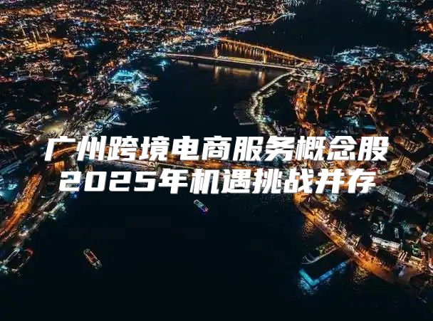 广州跨境电商服务概念股2025年机遇挑战并存