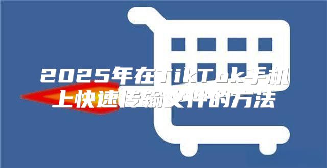 2025年在TikTok手机上快速传输文件的方法