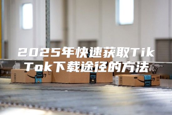 2025年快速获取TikTok下载途径的方法