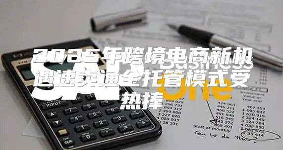 2025年跨境电商新机遇速卖通全托管模式受热捧