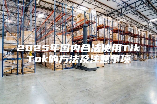 2025年国内合法使用TikTok的方法及注意事项