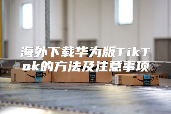 海外下载华为版TikTok的方法及注意事项