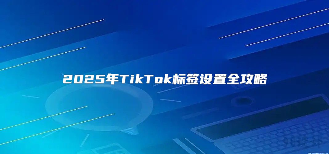 2025年TikTok标签设置全攻略