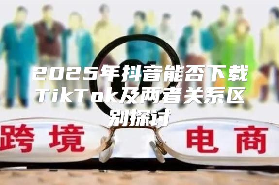2025年抖音能否下载TikTok及两者关系区别探讨