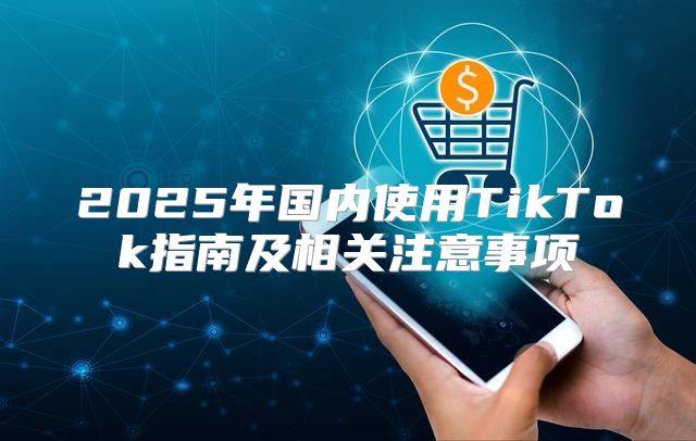 2025年国内使用TikTok指南及相关注意事项