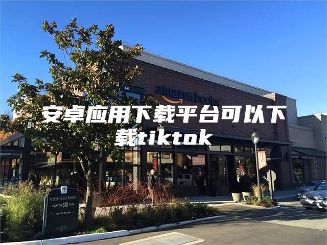 安卓应用下载平台可以下载tiktok