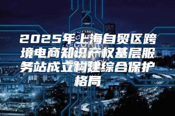 2025年上海自贸区跨境电商知识产权基层服务站成立构建综合保护格局