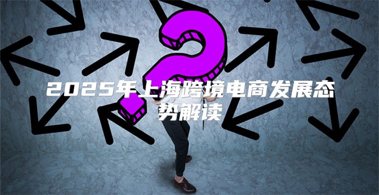 2025年上海跨境电商发展态势解读