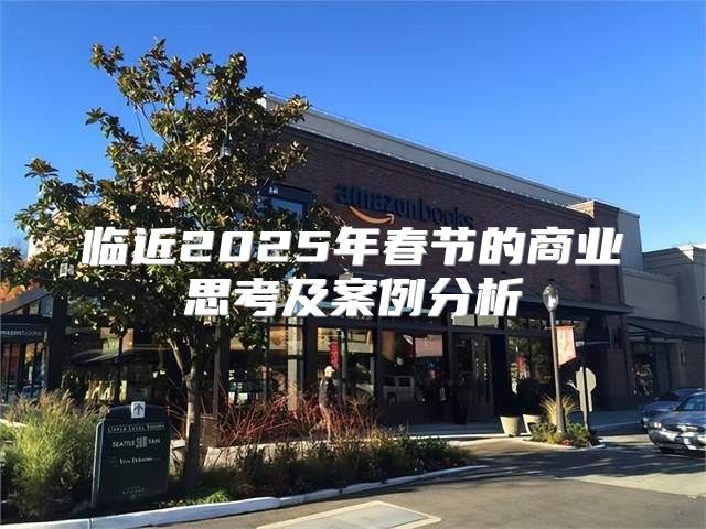 临近2025年春节的商业思考及案例分析
