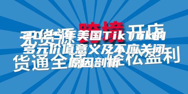 2025年美国TikTok的多元价值意义及不应关闭原因剖析