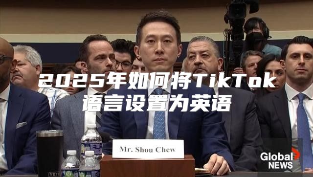 2025年如何将TikTok语言设置为英语