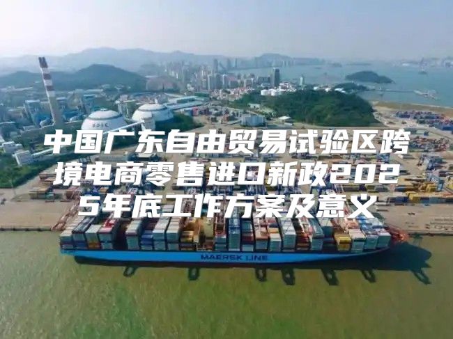 中国广东自由贸易试验区跨境电商零售进口新政2025年底工作方案及意义