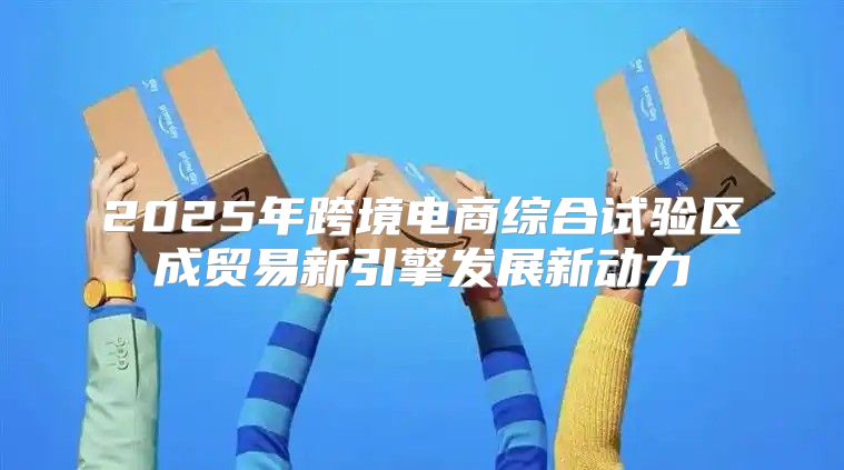 2025年跨境电商综合试验区成贸易新引擎发展新动力