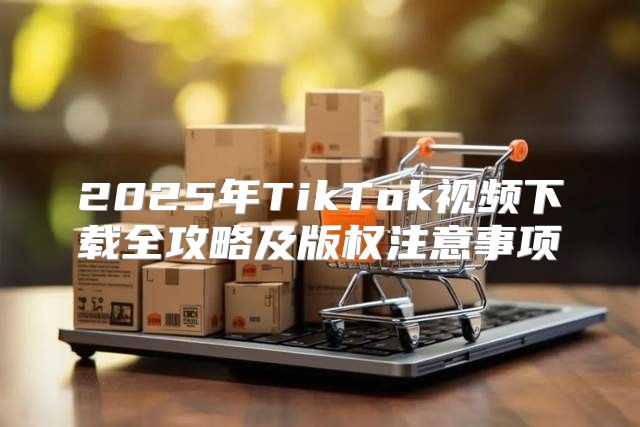 2025年TikTok视频下载全攻略及版权注意事项