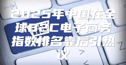 2025年中国在全球B2C电子商务指数排名靠后引热议