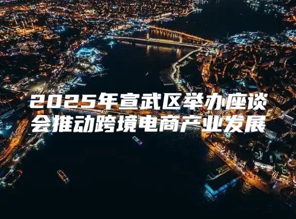 2025年宣武区举办座谈会推动跨境电商产业发展