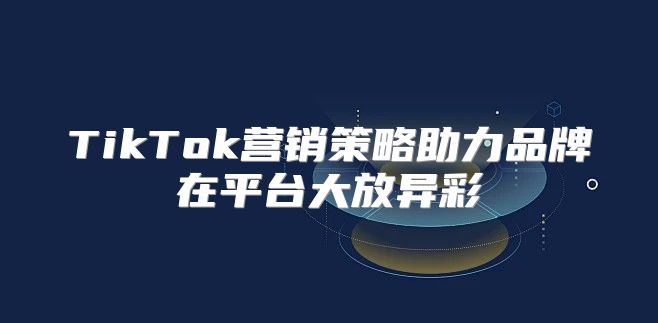 TikTok营销策略助力品牌在平台大放异彩