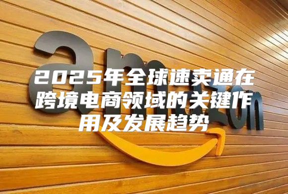 2025年全球速卖通在跨境电商领域的关键作用及发展趋势