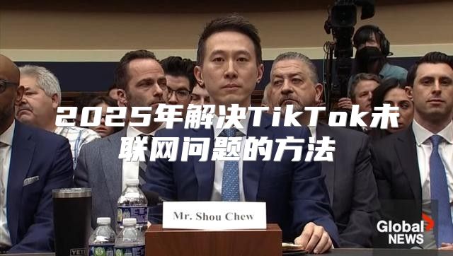 2025年解决TikTok未联网问题的方法