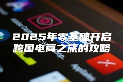 2025年零基础开启跨国电商之旅的攻略