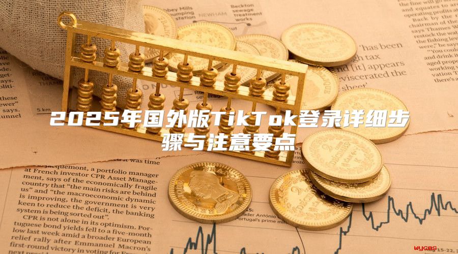 2025年国外版TikTok登录详细步骤与注意要点