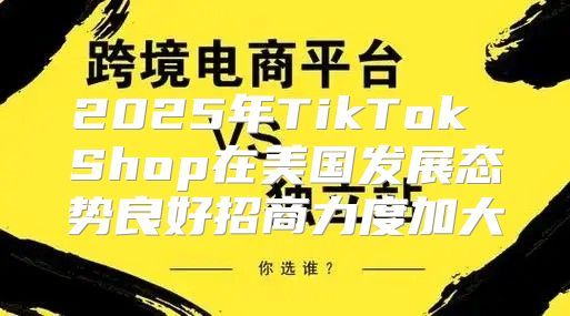 2025年TikTok Shop在美国发展态势良好招商力度加大