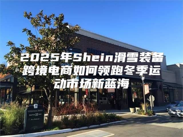 2025年Shein滑雪装备跨境电商如何领跑冬季运动市场新蓝海
