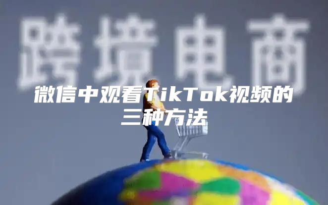 微信中观看TikTok视频的三种方法