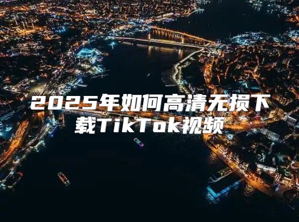 2025年如何高清无损下载TikTok视频