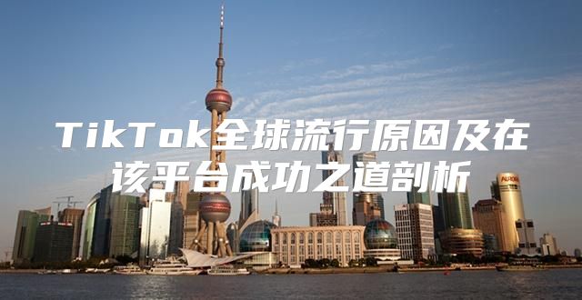 TikTok全球流行原因及在该平台成功之道剖析