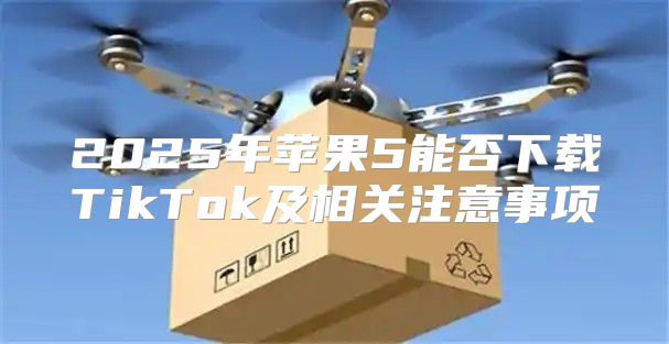 2025年苹果5能否下载TikTok及相关注意事项