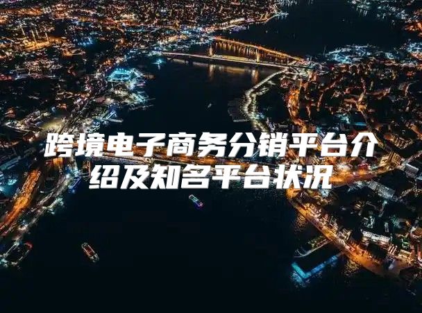 跨境电子商务分销平台介绍及知名平台状况