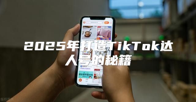 2025年打造TikTok达人号的秘籍